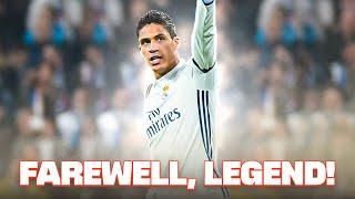 The BEST of Raphael Varane  Farewell Legend.  