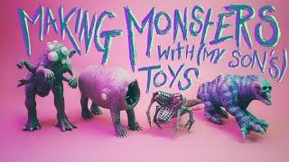 How To Make MONSTERS Using OLD TOYS
