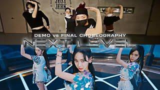 Next Level - aespa 에스파  DEMO vs FINAL Choreography Comparison