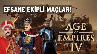 EKİBİ TOPLADIK İŞÇİ BASIYORUZ AGE OF EMPIRES IV GECESİ #5  w@pintipandaYT @Yellowish