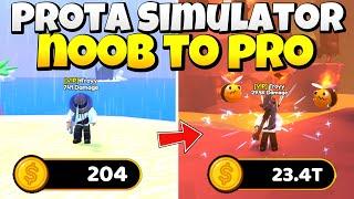 I Went From A Noob To PRO In Prota Simulator Roblox