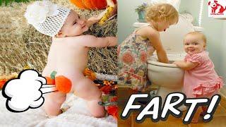 The funniest baby makes super farts  #005 - Baby Farts on Dad - Funny Pets Moments