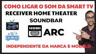 Live #07 COMO LIGAR O SOM DA SMART TV NO RECEIVER DE HOME THEATER - HDMI ARC + ENTRADA ÓPTICA + RCA