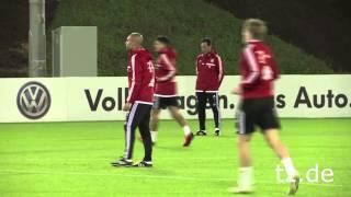 Guardiola coaching session with Bayern Munich