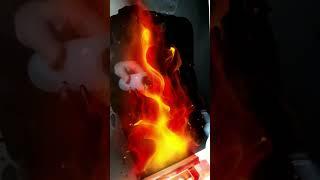 Airbrush Art Timelapse Magic True Fire  Howto Flames by SK-Brush