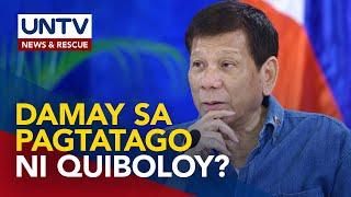 Role ng mga Duterte sa pagtatago ni Quiboloy nais paimbestigahan