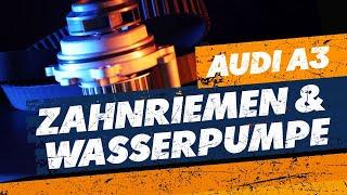 Wasserpumpe mit Zahnriemen wechseln - Audi A3 16l TUTORIAL