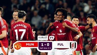 MANCHESTER UNITED 1 VS FULHAM 0 AMAZING ZIRKZEE GOAL