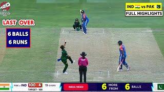 IND W vs PAK W Highlights 2024  India vs Pakistan Womens T20 World Cup Match Highlights 2024