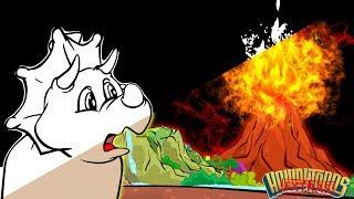 SMOKE - FIRE - LAVA - VOLCANO Animatic  The Making of Dinostory by Howdytoons S2E1
