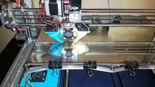 Trying to print test wing from 3dlabprint on my homemade 3d printer