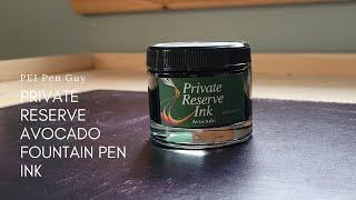 Private Reserve Avocado Fountain Pen Ink