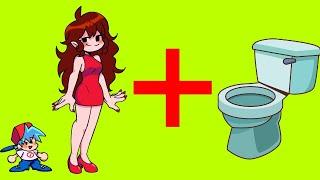 FNF Girlfriend Tabi Coca Cola P..P Toilet bowl  321 GO meme  Friday Night Funkin Animation Me