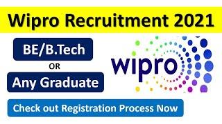 Wipro Off Campus Recruitment Drive 2021 Registration  wipro recruitment process for freshers 2021