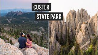 Hiking at Custer State Park Cathedral Spires Needles Highway Sunday Gulch & Black Elk Peak