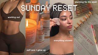 SUNDAY RESET VLOG  full body pamper routine  preparing for the week  cleaning my space