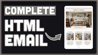 COMPLETE Responsive HTML Email Template Tutorial