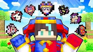 ¡Minecraft PERO hay CORAZONES del ASOMBROSO CIRCO DIGITAL  - Misaki Gamer