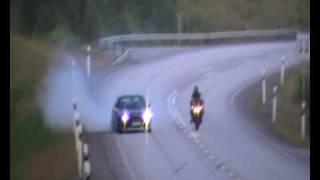 Bmw M5 Turbo vs yamaha R1 Monster AGs httpwww.agsinorrkoping.se