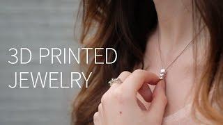 3D printed metal jewelry +unboxing