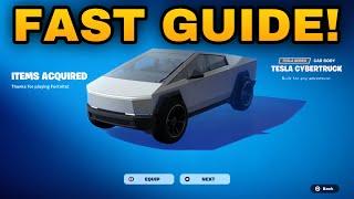 How To COMPLETE ALL SUMMER ROAD TRIP BONUS GOALS QUESTS in Fortnite Tesla Cybertruck Quests