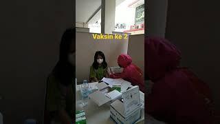 Vaksin ke 2 SMP N 4 Surakarta di PMI Surakarta#vaksinasi #vaksincovid19