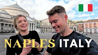 24 Hours in NAPLES ITALY First Impressions  Travel Vlog