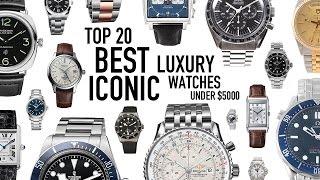 Top 20 Best Iconic Luxury Watches Under $5000 NewUsed - Omega Rolex Tag Heuer Tudor JLC & More