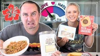 TASTE TESTING ALL THE NEW FOOD ITEMS AT TRADER JOES