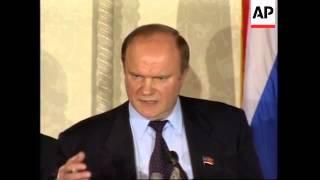 USA GENNADAY ZYUGANOV MAKES SPEECH AT RUSSIAN BUSINESS FORUM