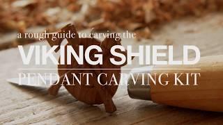 Rough Guide to Carving the Viking Shield Pendant Carving Kit