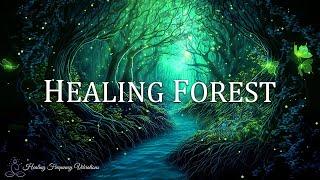 HEALING FOREST AMBIENCE  639Hz + 741Hz - Miracle Tones  Attract Love + Clear ALL Negative Energy