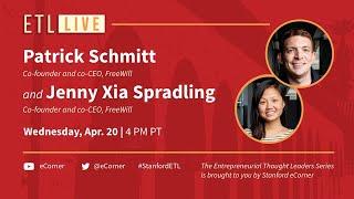 ETL Speaker Series Patrick Schmitt and Jenny Xia Spradling