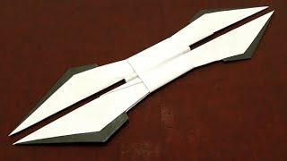 DIY - How To Make a Paper Double Bladed Sword  Paper Sword