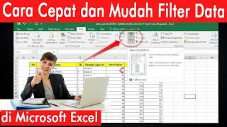 cara cepat dan mudah filter data di excel 2016