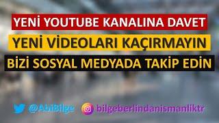 Bizi Yeni YouTube Kanalımızda ve Diğer Sosyal Medyalarda Takip Edin