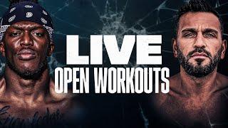 KSI VS. JOE FOURNIER  MISFITS x DAZN X 007 OPEN WORKOUTS LIVESTREAM