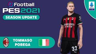 T. POBEGA face+stats AC Milan How to create in PES 2021