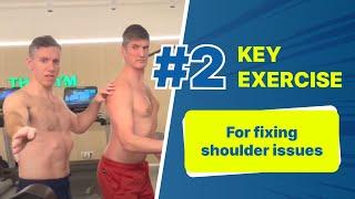 Shoulder Saver 2nd Key Exercise to Fix Shoulder Pain 2 of 4 videos