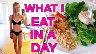 WHAT I EAT IN A DAY -  FOR FLAT STOMACH