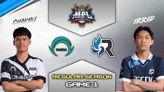 SMART OMEGA vs RSG PH GAME 1  MPL PH S14 REGULAR SEASON