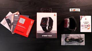 Boat Xtend Talk Smartwatch Unboxing & Review