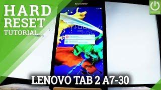 How to Hard Reset LENOVO Tab 2 A7-30  - Unlock Tablet  Format