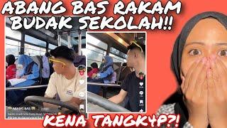 KECOH TIKTOKER ABANG BAS CONTENT GUNA BUDAK SEKOLAH‼️CRUSH DKT DIORANG? SERAM