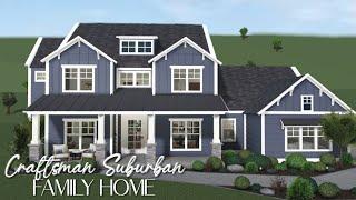 BLOXBURG Craftsman Suburban Family Home  Part 1