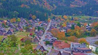 Shirakawa-go in Autumn - This village is one of Japans Most Beautiful Villages.