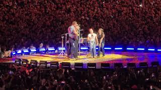 Coldplay play Taylor Swift song as  tribute to Vienna fans Love Story with Maggie Rogers