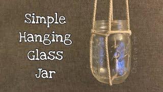 How to hang a glass jar in 2 minutes🪴