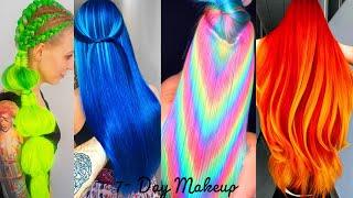 Top 10 Amazing Hair Color Transformation For Long HairRainbow Hairstyle Tutorials Compilations 2020