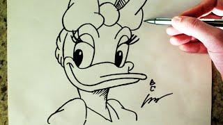 Como Desenhar a Margarida DisneyDuck Tales - How to Draw Daisy Duck - SLAY DESENHOS #332